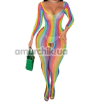 Комбінезон Star Night Sexy Rainbow Fishnet Bodystocking, різнокольоровий - Фото №1