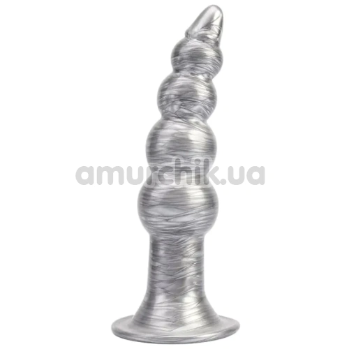 Анальная пробка Dark Muscle Cdt Bisley M, серебряная