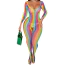 Комбинезон Star Night Sexy Rainbow Fishnet Bodystocking, разноцветный - Фото №1