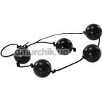 Анальні кульки Love Balls Jammy Jelly Anal, чорні - Фото №1