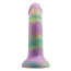 Фалоімітатор Alume Watercolor Silicone Dildo, бузковий - Фото №4