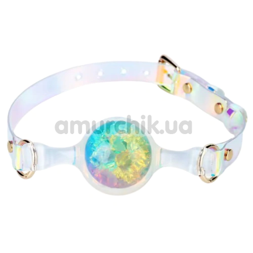 Кляп Univibe Crystal Gag L, різнокольоровий