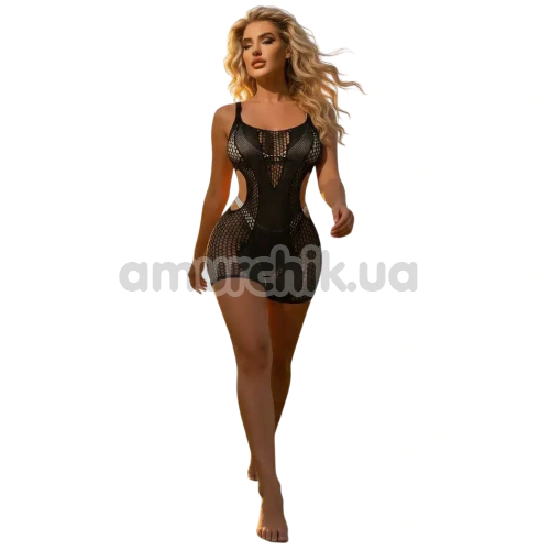 Комбінезон Star Night Sporty Fishnet Bodystocking, чорний