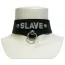 Кожаный ошейник Slave