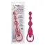 Анальный вибростимулятор Silicone Vibrating Beads Pink розовый - Фото №2