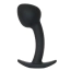 Анальная пробка Exclusivity Silicone Curved Plug L, черная - Фото №1
