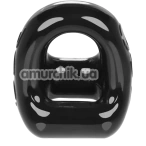 Эрекционное кольцо Oxballs 360 2-Way Cockring + Ballsling, черное - Фото №1