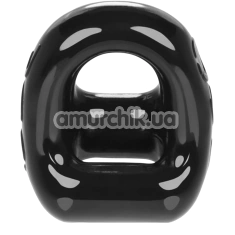 Эрекционное кольцо Oxballs 360 2-Way Cockring + Ballsling, черное - Фото №1