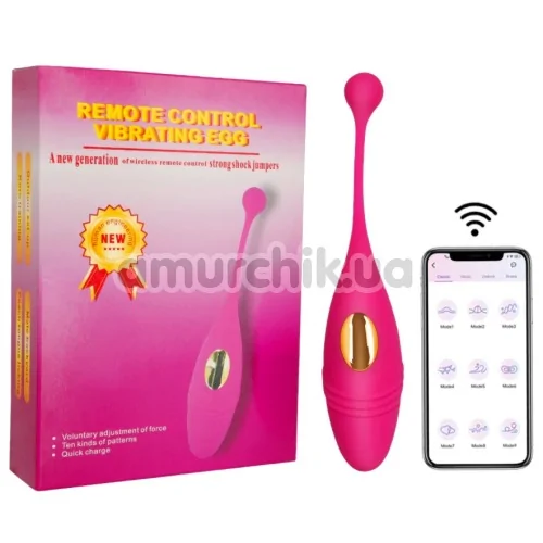 Виброяйцо Remote Control Vibrating Egg PL-APP886, красное
