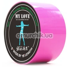 Бондажная лента Loveshop My Love, розовая - Фото №1