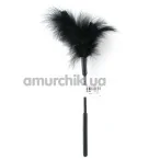 Перышко для ласк Sex & Mischief Feather Tickler, черное - Фото №1