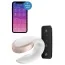 Вібратор Satisfyer Double Love Luxury Partner Vibrator, білий - Фото №1
