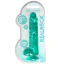 Фалоімітатор Realrock Crystal Clear Dildo Realistic 8, зелений - Фото №7