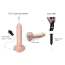 Фалоімітатор з еякуляцією Strap-On-Me Squirting Cum Realistic Dildo XL, тілесний - Фото №3