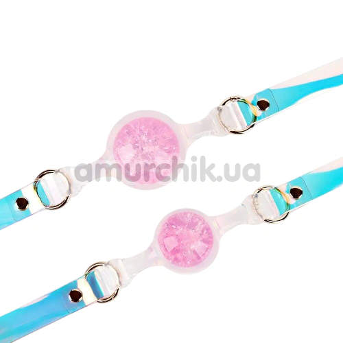 Кляп Liebe Seele Crystal Ball Gag Large, рожевий