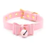 Ошейник с колокольчиком DS Fetish Collar With Bell, розовый
