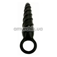 Анальный стимулятор Screwtime Analplug черный - Фото №1