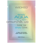 Лубрикант Wicked Simply Aqua Special Edition, 3 мл - Фото №1
