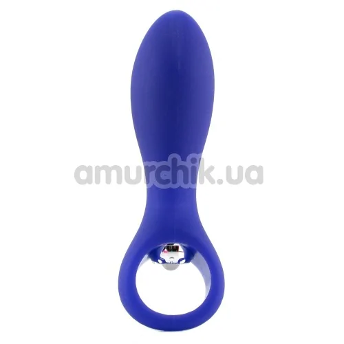 Анальная пробка с вибрацией Posh Silicone “O” Probe, фиолетовая - Фото №1