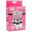 Вакуумные стимуляторы для сосков и клитора Size Matters Max Twist Clit & Nipple Tripple Sucker Set, белые - Фото №4