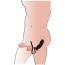 Ерекційне кільце із стимулятором простати з вібрацією Black Velvets Vibrating Ring + Plug - Фото №10
