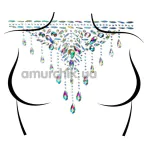 Украшение для тела Leg Avenue Masquerade Choker Rhinestone Stick-On Jewels, разноцветное - Фото №1