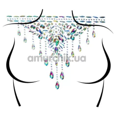 Украшение для тела Leg Avenue Masquerade Choker Rhinestone Stick-On Jewels, разноцветное - Фото №1