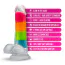 Фалоімітатор Neo Elite Glow In The Dark Rainbow Rave 6.5, різнокольоровий - Фото №5