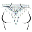 Украшение для тела Leg Avenue Masquerade Choker Rhinestone Stick-On Jewels, разноцветное - Фото №1