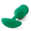 Анальная пробка со смещенным центром тяжести B-Vibe Snug Plug 2, зеленая - Фото №3