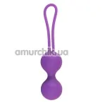 Вагинальные шарики Smile Kegel Balls, фиолетовые - Фото №1