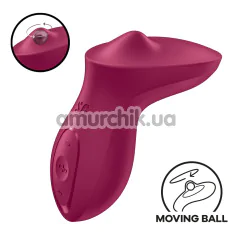 Кліторальний вібратор Satisfyer Exciterrr, бордовий - Фото №1