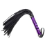 Флоггер DS Fetish Leopard Flogger M, фиолетовый - Фото №1