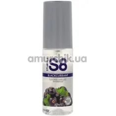 Оральный лубрикант Stimul8 Flavored Lube - черная смородина, 50 мл - Фото №1