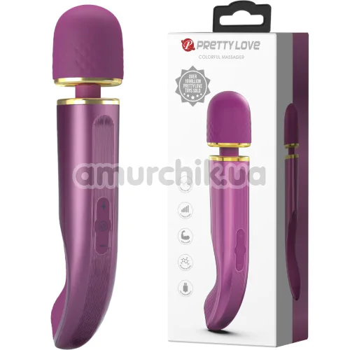 Універсальний вібромасажер Pretty Love Colorful Massager, фіолетовий