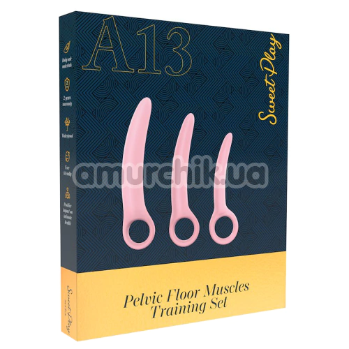 Вагинальные расширители Sweet Play Pelvic Floor Muscles Training Set A13, розовые