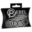 Набор из 4 эрекционных колец Rebel Silicone Cock Ring Set, черный - Фото №5