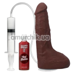 Фаллоимитатор с эякуляцией Doc Johnson The Realistic Cock Squirting 9.5, коричневый - Фото №1