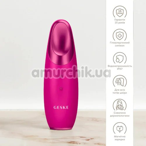 Массажер для глаз Geske Warm & Cool Eye Energizer 6 in 1, ярко-розовый