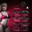 Бондажный набор Pretty Love BDSM Kit 8 Pieces, черный - Фото №11