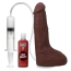 Фалоімітатор з еякуляцією Doc Johnson The Realistic Cock Squirting 9.5, коричневий - Фото №1