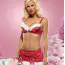 Костюм Санти Leg Avenue Sexy Santa червоний: бюстгальтер + спідниця - Фото №3