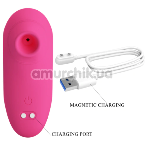 Симулятор орального секса для женщин с вибрацией Pretty Love Arila, розовый