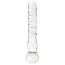 Двокінцевий фалоімітатор Joystick Clear Glass Dildo - Фото №1