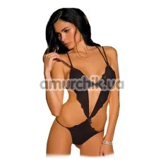 Боді Lace Teddy Black (модель RR75301178), чорне - Фото №1