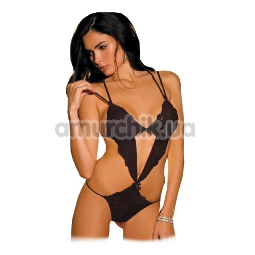 Боді Lace Teddy Black (модель RR75301178), чорне
