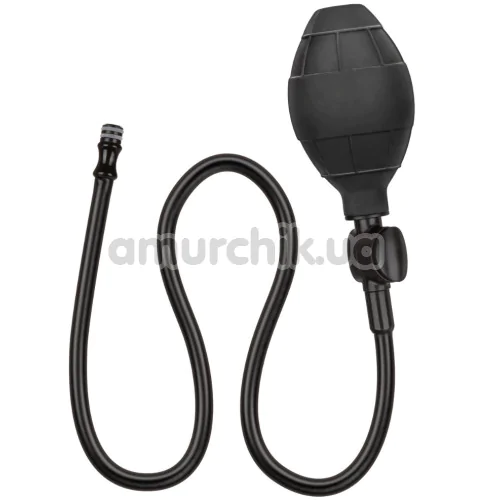 Анальний розширювач Weighted Silicone Inflatable Plug, чорний