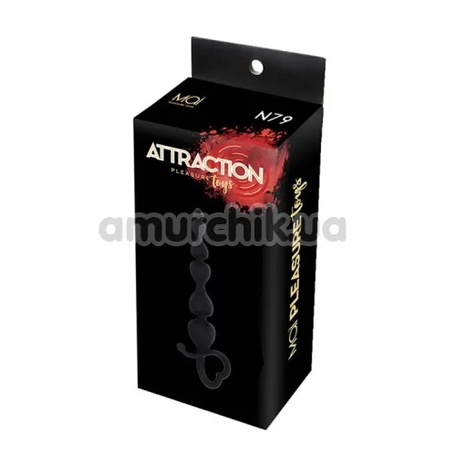 Анальний ланцюжок Mai Attraction Pleasure Toys N79, чорний
