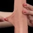 Фалоімітатор LoveToy Sliding-Skin Dong 8.5, тілесний - Фото №19