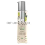 Масажна олія JO Naturals Massage Oil Coconut & Lime - кокос та лайм, 120 мл - Фото №1